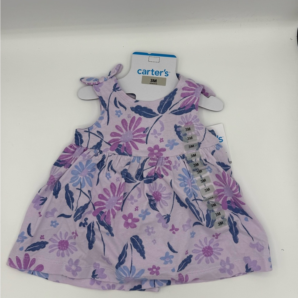 Carter's Purple Floral Kids Matching Set
